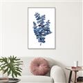 Picture of Blue Color Eucalyptus II  _GroupedProduct_Rectangle_Portrait_Canvas_Framed_