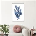 Picture of Blue Color Eucalyptus II  _GroupedProduct_Rectangle_Portrait_Canvas_Framed_