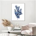 Picture of Blue Color Eucalyptus II  _GroupedProduct_Rectangle_Portrait_Canvas_Framed_