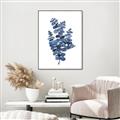 Picture of Blue Color Eucalyptus II  _GroupedProduct_Rectangle_Portrait_Canvas_Framed_