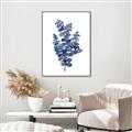 Picture of Blue Color Eucalyptus II  _GroupedProduct_Rectangle_Portrait_Canvas_Framed_