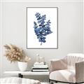 Picture of Blue Color Eucalyptus II  _GroupedProduct_Rectangle_Portrait_Canvas_Framed_