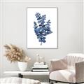 Picture of Blue Color Eucalyptus II  _GroupedProduct_Rectangle_Portrait_Canvas_Framed_