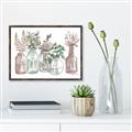 Picture of Bottled Plants I _GroupedProduct_Rectangle_Landscape_Canvas_Framed_