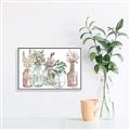 Picture of Bottled Plants I _GroupedProduct_Rectangle_Landscape_Canvas_Framed_