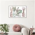 Picture of Bottled Plants I _GroupedProduct_Rectangle_Landscape_Canvas_Framed_