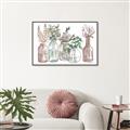 Picture of Bottled Plants I _GroupedProduct_Rectangle_Landscape_Canvas_Framed_