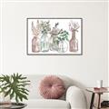 Picture of Bottled Plants I _GroupedProduct_Rectangle_Landscape_Canvas_Framed_