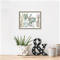 Picture of Bottled Plants Neutral I  _GroupedProduct_Rectangle_Landscape_Canvas_Framed_