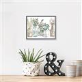 Picture of Bottled Plants Neutral I  _GroupedProduct_Rectangle_Landscape_Canvas_Framed_
