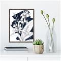 Picture of Blue & White Flower I  _GroupedProduct_Rectangle_Portrait_Canvas_Framed_