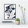Picture of Blue & White Flower I  _GroupedProduct_Rectangle_Portrait_Canvas_Framed_