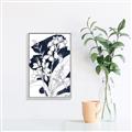 Picture of Blue & White Flower I  _GroupedProduct_Rectangle_Portrait_Canvas_Framed_
