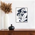 Picture of Blue & White Flower I  _GroupedProduct_Rectangle_Portrait_Canvas_Framed_