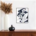 Picture of Blue & White Flower I  _GroupedProduct_Rectangle_Portrait_Canvas_Framed_
