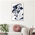 Picture of Blue & White Flower I  _GroupedProduct_Rectangle_Portrait_Canvas_Framed_