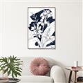 Picture of Blue & White Flower I  _GroupedProduct_Rectangle_Portrait_Canvas_Framed_
