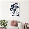 Picture of Blue & White Flower I  _GroupedProduct_Rectangle_Portrait_Canvas_Framed_