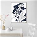 Picture of Blue & White Flower I  _GroupedProduct_Rectangle_Portrait_Canvas_Framed_