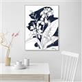 Picture of Blue & White Flower I  _GroupedProduct_Rectangle_Portrait_Canvas_Framed_