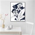 Picture of Blue & White Flower I  _GroupedProduct_Rectangle_Portrait_Canvas_Framed_