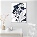 Picture of Blue & White Flower I  _GroupedProduct_Rectangle_Portrait_Canvas_Framed_