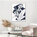 Picture of Blue & White Flower I  _GroupedProduct_Rectangle_Portrait_Canvas_Framed_