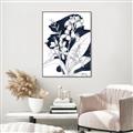 Picture of Blue & White Flower I  _GroupedProduct_Rectangle_Portrait_Canvas_Framed_