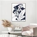 Picture of Blue & White Flower I  _GroupedProduct_Rectangle_Portrait_Canvas_Framed_