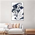 Picture of Blue & White Flower I  _GroupedProduct_Rectangle_Portrait_Canvas_Framed_