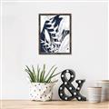 Picture of Blue & white flower II _GroupedProduct_Rectangle_Portrait_Canvas_Framed_
