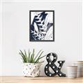 Picture of Blue & white flower II _GroupedProduct_Rectangle_Portrait_Canvas_Framed_