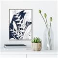 Picture of Blue & white flower II _GroupedProduct_Rectangle_Portrait_Canvas_Framed_