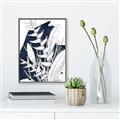 Picture of Blue & white flower II _GroupedProduct_Rectangle_Portrait_Canvas_Framed_