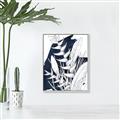 Picture of Blue & white flower II _GroupedProduct_Rectangle_Portrait_Canvas_Framed_