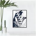 Picture of Blue & white flower II _GroupedProduct_Rectangle_Portrait_Canvas_Framed_