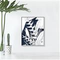 Picture of Blue & white flower II _GroupedProduct_Rectangle_Portrait_Canvas_Framed_
