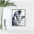 Picture of Blue & white flower II _GroupedProduct_Rectangle_Portrait_Canvas_Framed_