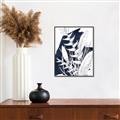 Picture of Blue & white flower II _GroupedProduct_Rectangle_Portrait_Canvas_Framed_