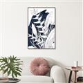 Picture of Blue & white flower II _GroupedProduct_Rectangle_Portrait_Canvas_Framed_