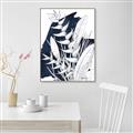 Picture of Blue & white flower II _GroupedProduct_Rectangle_Portrait_Canvas_Framed_
