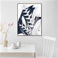 Picture of Blue & white flower II _GroupedProduct_Rectangle_Portrait_Canvas_Framed_