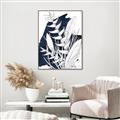 Picture of Blue & white flower II _GroupedProduct_Rectangle_Portrait_Canvas_Framed_