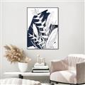 Picture of Blue & white flower II _GroupedProduct_Rectangle_Portrait_Canvas_Framed_