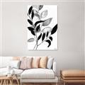 Picture of Black Botanical _GroupedProduct_Rectangle_Portrait_Unframed_Print_Only_