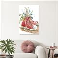 Picture of Red Shoe Garden  _GroupedProduct_Rectangle_Portrait_Unframed_Print_Only_