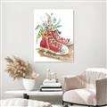 Picture of Red Shoe Garden  _GroupedProduct_Rectangle_Portrait_Unframed_Print_Only_