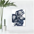 Picture of White fower on blue bkg _GroupedProduct_Rectangle_Portrait_Unframed_Print_Only_