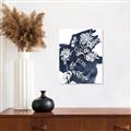 Picture of White fower on blue bkg _GroupedProduct_Rectangle_Portrait_Unframed_Print_Only_
