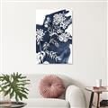 Picture of White fower on blue bkg _GroupedProduct_Rectangle_Portrait_Unframed_Print_Only_